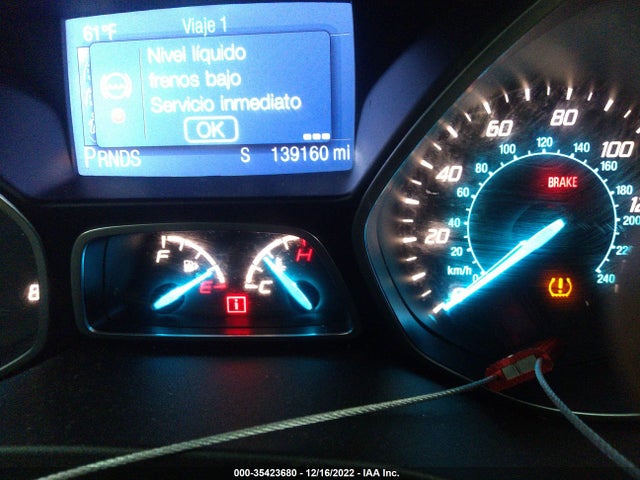 2013 FORD ESCAPE S VIN: 1FMCU0F72DUD68759
