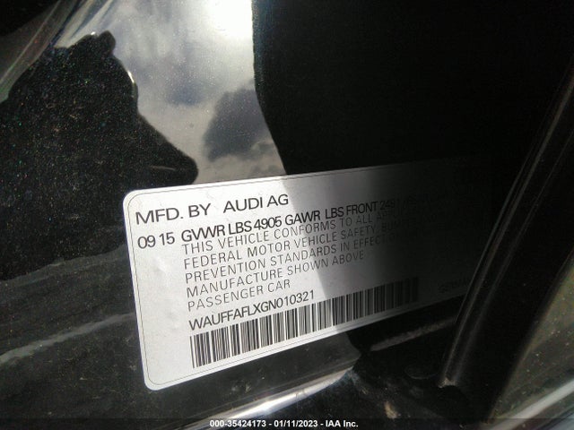 WAUFFAFLXGN010321 Audi A4