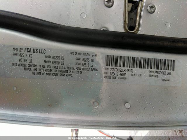 2C3CDXHG9LH145151 Dodge CHARGER GT