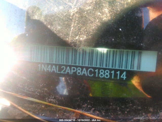 2010 NISSAN ALTIMA 2.5 S VIN: 1N4AL2AP8AC188114