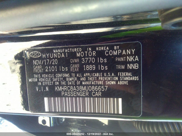 2021 Hyundai Venue, VIN: KMHRC8A38MU086657