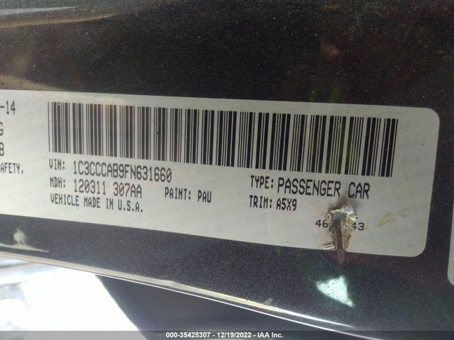 Chrysler 200 Limited 2015 1C3CCCAB9FN631660 Image 9