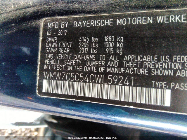 Mini COOPER COUNTRYMAN 2012 WMWZC5C54CWL59241 Image 9