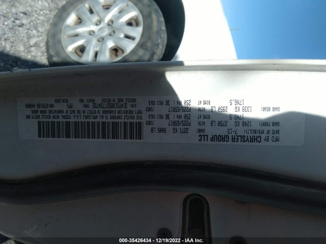 2013 DODGE JOURNEY AMERICAN VALUE PKG VIN: 3C4PDCAB5DT734792