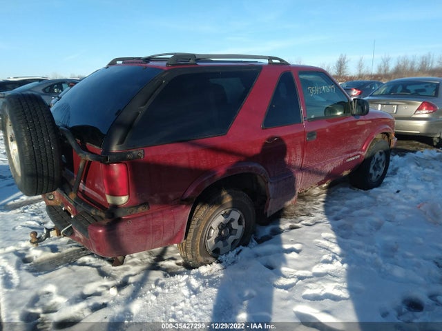2002 CHEVROLET BLAZER LS VIN: 1GNCT18W82K163903