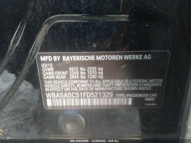 WBA5A5C51FD521329 BMW 5 Series 528i