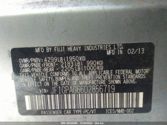 JF1GPAG66D2856719 Subaru Impreza Wagon 2.0i Limited