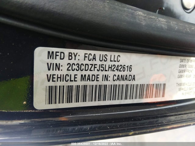 Dodge Challenger R/t Scat Pack 2020 2C3CDZFJ5LH242616 Image 9