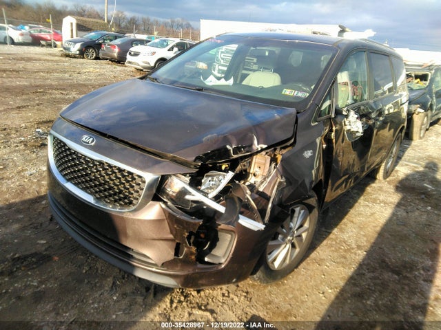 2016 KIA SEDONA LX VIN: KNDMB5C15G6126035