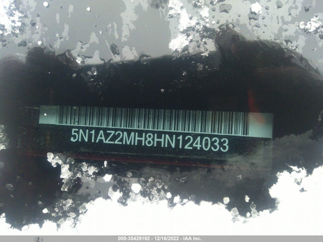 2017 Nissan Murano, VIN: 5N1AZ2MH8HN124033