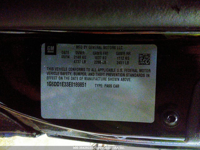 Cadillac Cts Coupe Premium 2014 1G6DD1E33E0189851 Image 9