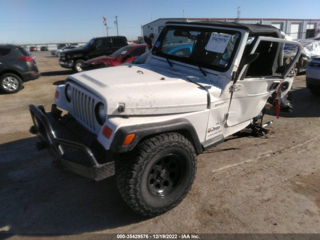 2003 JEEP WRANGLER SPORT VIN: 1J4FA49S93P356004
