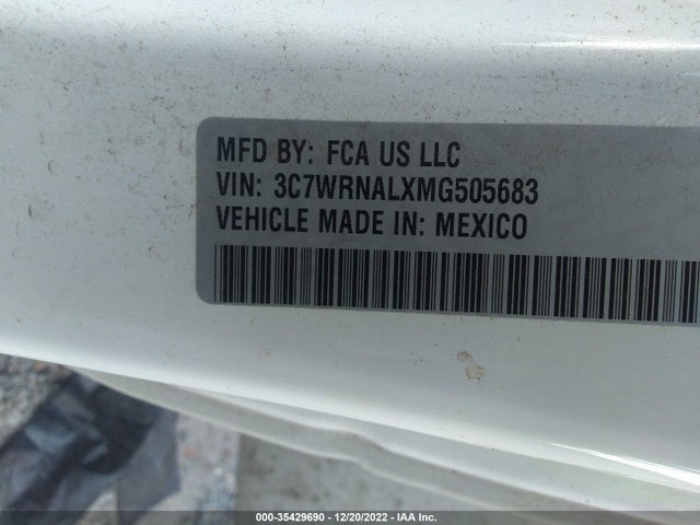2021 Ram 5500, VIN: 3C7WRNALXMG505683