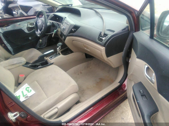 2012 HONDA CIVIC SDN EX VIN: 19XFB2F89CE049092