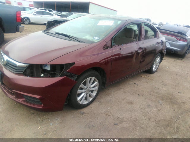 2012 HONDA CIVIC SDN EX VIN: 19XFB2F89CE049092
