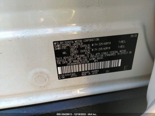 2022 Toyota Venza, VIN: JTEAAAAH5NJ105738