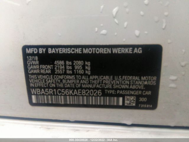 WBA5R1C56KAE82026 BMW 3 Series 330i