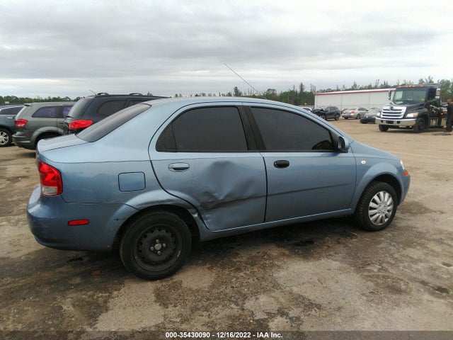 2006 CHEVROLET AVEO SVM VIN: KL1TD56696B669818