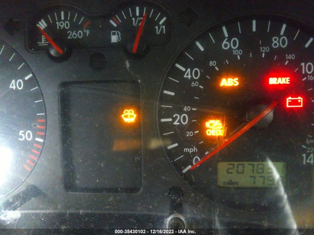 2000 VOLKSWAGEN JETTA GL VIN: 3VWRF29M3YM192592