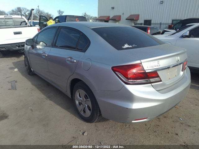 2013 HONDA CIVIC SDN LX VIN: 2HGFB2F54DH562165