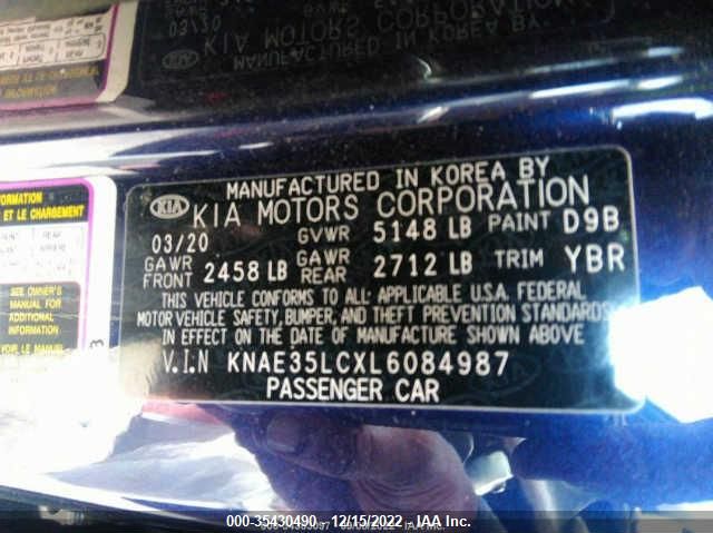 KNAE35LCXL6084987 KIA STINGER GT