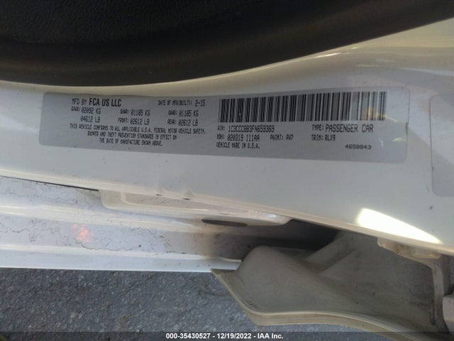 Chrysler 200 S 2015 1C3CCCBB3FN659369 Image 9