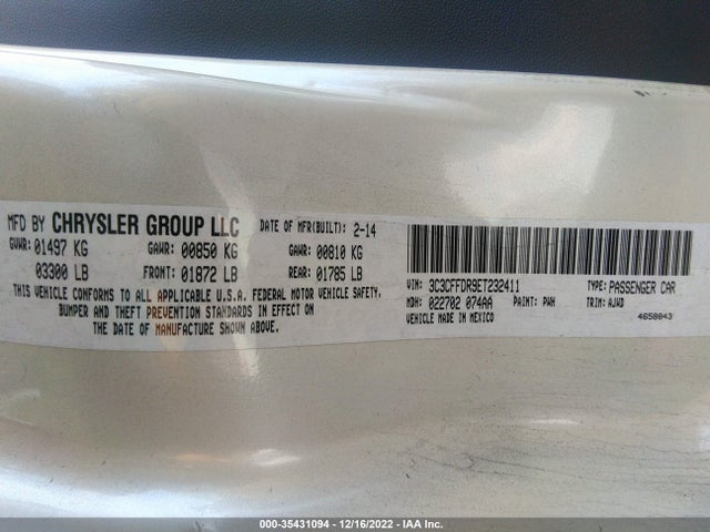 3C3CFFDR9ET232411 Fiat 500c Pop