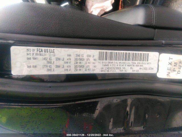 Dodge DURANGO GT 2017 1C4RDHDG7HC709018 Image 9