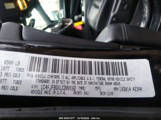 1C4RJFBGXLC200162 Jeep Grand Cherokee Limited