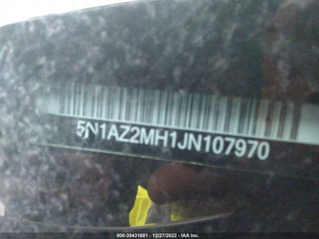 5N1AZ2MH1JN107970 Nissan Murano Platinum