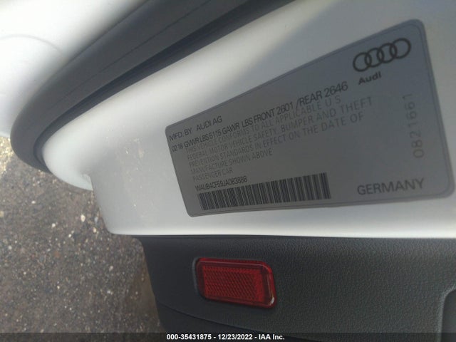 2018 Audi S5, VIN: WAUB4CF59JA083888
