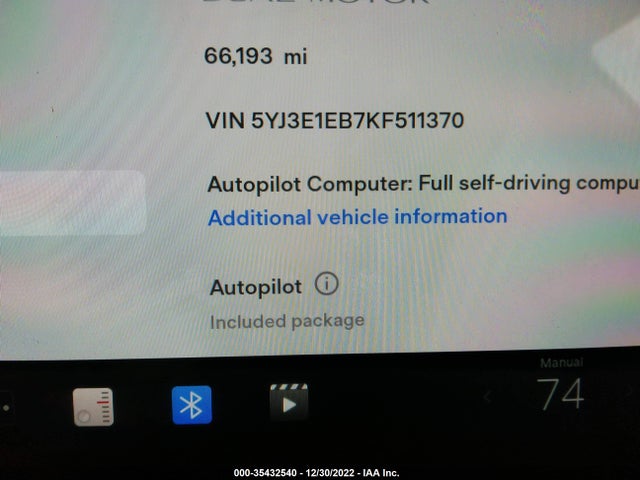 Tesla Model 3 Long Range/performance 2019 5YJ3E1EB7KF511370 Image 9