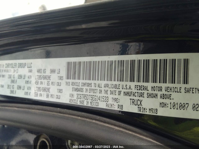RAM 2500 Big Horn 2014 3C6TR5DT5EG141533 Image 10