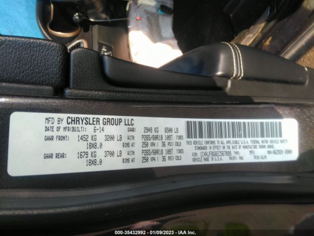1C4RJFBG6EC567899 Jeep Grand Cherokee Limited