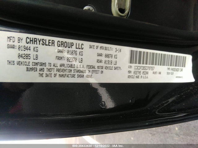 Dodge DART GT 2014 1C3CDFEB5ED797557 Image 9