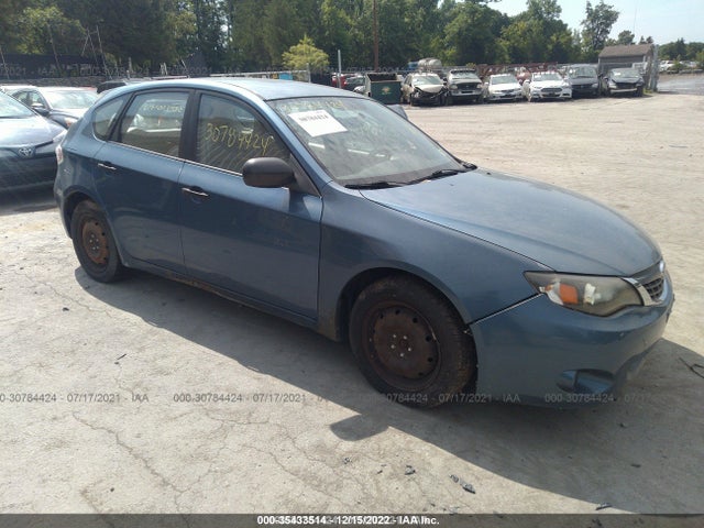 2008 SUBARU IMPREZA WAGON I VIN: JF1GH61688H809231