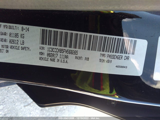 1C3CCCAB5FN568265 Chrysler 200 Limited