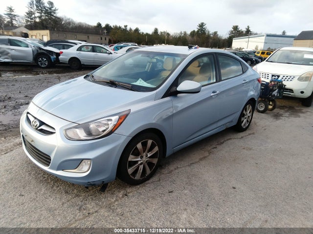 2012 HYUNDAI ACCENT GLS VIN: KMHCU4AEXCU216269