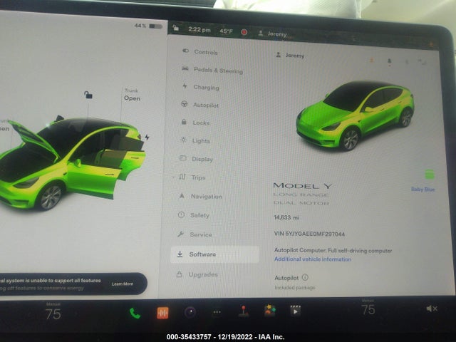 Tesla Model Y Long Range 2021 5YJYGAEE0MF297044 Image 7