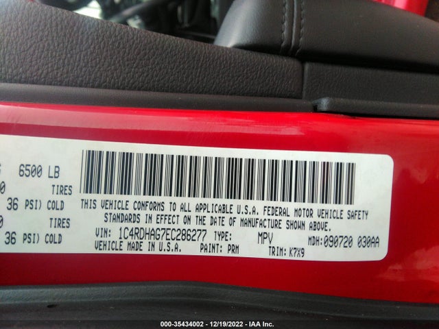 Dodge Durango Sxt 2014 1C4RDHAG7EC286277 Image 10
