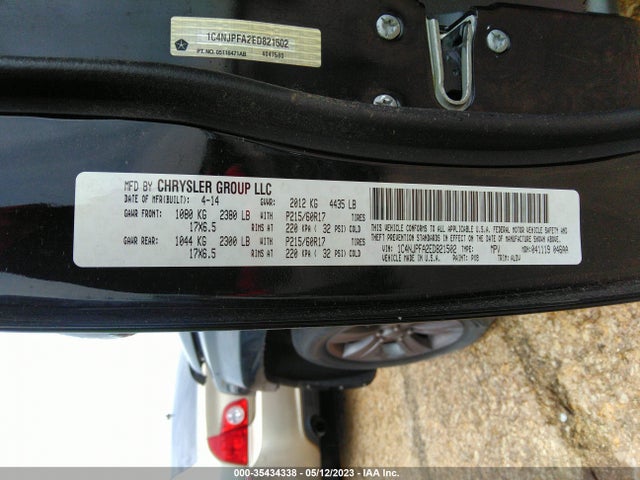 1C4NJPFA2ED821502 Jeep Patriot High Altitude