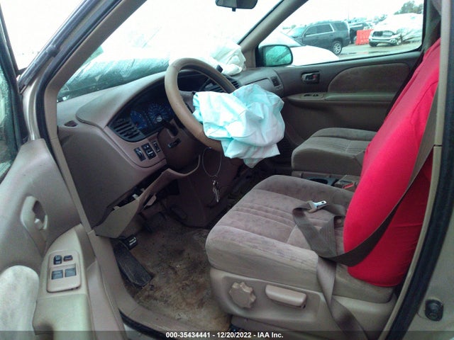 2001 TOYOTA SIENNA LE VIN: 4T3ZF13C71U342186
