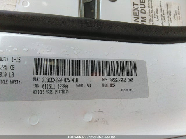 Dodge Charger Se 2015 2C3CDXBG0FH751418 Image 14
