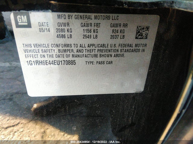 Chevrolet Volt 2014 1G1RH6E44EU170885 Image 10