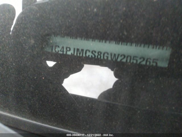 1C4PJMCS8GW205265 Jeep Cherokee Altitude