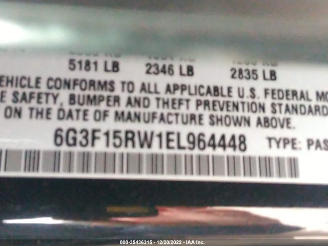 2014 Chevrolet SS, VIN: 6G3F15RW1EL964448