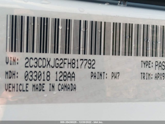 Dodge Charger 2015 2C3CDXJG2FH817792 Image 11