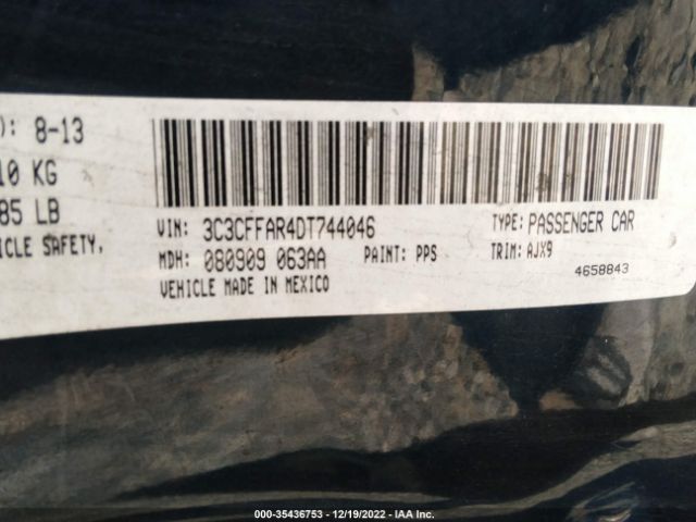 3C3CFFAR4DT744046 Fiat 500