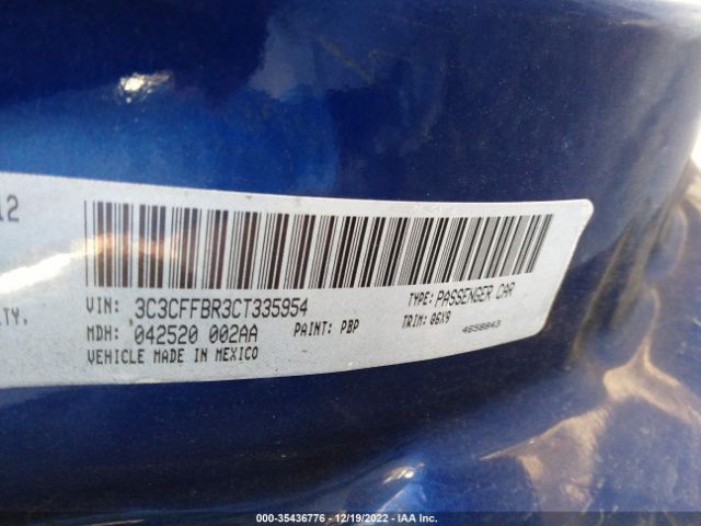 3C3CFFBR3CT335954 Fiat 500