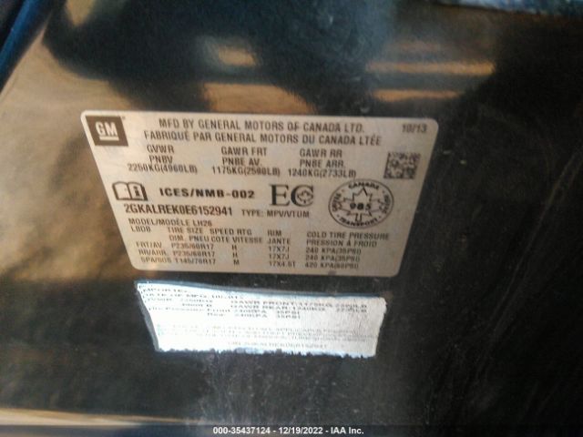 2GKALREK0E6152941 GMC Terrain Sle